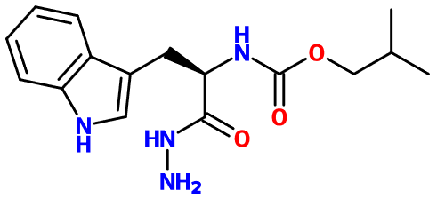 (image for) MC085217 2-Methylpropyl N-[(2R)-1-hydrazinyl-3-(1H-indol-3-yl)-1-oxopropan-2-yl]carbamate